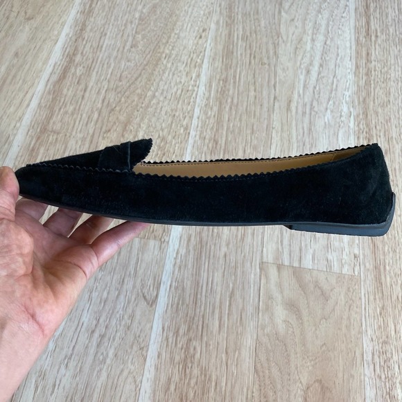 Talbots Velvet Black Flats Loafers Womens Size 6.5 - Picture 3 of 10